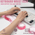 Set 60%/68%/75%, Ergonomic Silicone Gel Keyboard and Mouse Wrist Rest Clear Wrist Rest for Keyboard Comfort & Support