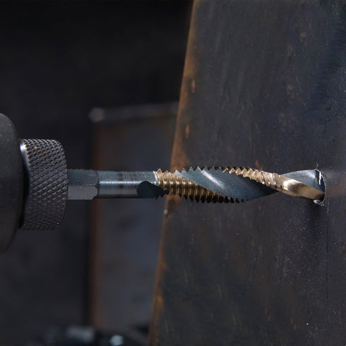 Champion DT22HEX-5/16-18 Combination Drill and Tap Hex Shank, 5/16-18