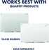 Quartet Strong Magnets for Glass Whiteboard, Large Clear Rare Earth Magnets, 6 Pack (85391)
