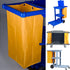 Replacement Janitorial Cart Bag, High Capacity Waterproof Cleaning Bag (Yellow)