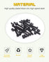 CZXNBI 28 Set Set,M6x20/40/60/80 mm Crib Screws Hardware Replacement Kit - Baby Bed Frame Bolts &Barrel Nuts Hex Drive