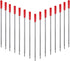 DunBong Red Ink Refill Pack of 5 - Replaceable Ballpoint Pen Refills, Medium Point Metal Refill