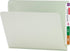Smead End Tab Pressboard File Folder, Letter Size, Gray/Green, 1" Expansion, Straight-Cut Tab, 25 per Box
