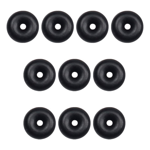 Othmro 500pcs Nitrile Rubber O-Rings, 2mm Wire Dia 6mm OD for Oil or Air Sealing, Black Washers