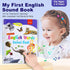 BLOCKv 470+ 100 Set) My First English Words Sound Book Words, Audio Books for Kids Book English Learning Talking