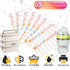 BOSUDA 480 Pcs Baby Bottle Labels for Daycare,Waterproof Kids Name Labels for Kids Stuff School Supplies
