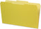 Pendaflex 435013YEL Interior File Folders, Legal, Yellow, 1/3 Cut Top Tab (Box of 100)
