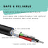 6 MFC8910DW FEET USB Cable for Brother Printer Wireless Monochrome Printer with Scanner, Copier and Fax