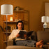 Axrivonte Set 2,Linen Lampshades,10.24" 10.24" 7.48" Beige Lamp shades of Drum Top x Bottom x High Small Lamp Shade