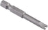 U Shaped Screwdriver Bit Set, 5 Pcs S2 Alloy Steel 50mm Length, 1/4" Hex Shank