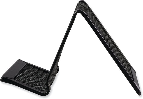 Universal Mesh Metal Business Card Holder, Black, Holds 50 2.25 X 4 Cards, 3.78 X 3.38 X 2.13
