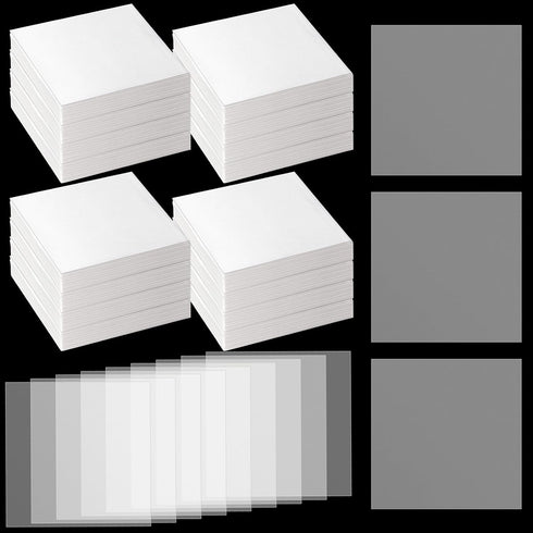 2000 Pcs Cellulose Weighing Paper Sheets, Nitrogen Free, Non Stick, High Gloss for Laboratory Sample Measurement