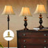 Lamp Shade Harp Holder for Table and Floor Lamps, 2 Set Heavy Duty Detachable Bracket with Polished Brass