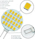GRV G4 Bi Pin Base Halogen Replacement Bulb 24-2835SMD LED Bulb Lamp Super Bright RV Camper Under Cabinet Dome Light DC12V Dimmable Warm White Soft Light Pack of 20 by GRV