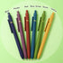 UIXJODO Gel Pens, 6 Pcs Black Ink - 0.5mm Fine Point Smooth Writing Pens, High-End Series Retractable Pens for