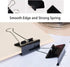 Extra Large Binder Clips, 2.4 Inch Length, 8 Pcs for Office Use