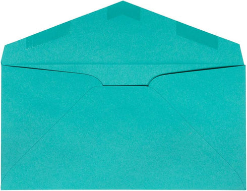 JAM PAPER Monarch Colored Envelopes - 3 7/8 x 7 1/2 - Sea Blue Recycled - 50/Pack by JAM Paper