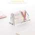HEZONG Business Card Holder, Clear Acrylic Display Stand for Desk - 1 Slot Horizontal Placement 1 Pack (1 slot-H)