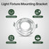 erioctry 115mm 4.5 Inch Universal Light Fixture Mounting Bracket Kit Ceiling Plate & Crossbar for Pendant Chandelier