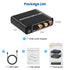 3.5mm HDMI ARC Adapter, ARC Audio Extractor with Digital Optical TOSLINK SPDIF Coaxial and Analog RCA Stereo HDMI ARC