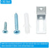 PATIKIL Whiteboard Mounting Hardware, 30 Set Wall Hanger Installation Support Fastener for Office Classroom