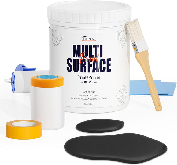 CIONIA All-in-One Paint - Multi Surface White Paint - Furniture and Cabinet for