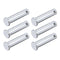Clevis Pins (10mmx40mm) 6Pcs - Single Hole Flat Head Carbon Steel Fastener Pin for DIY, Furniture Installation