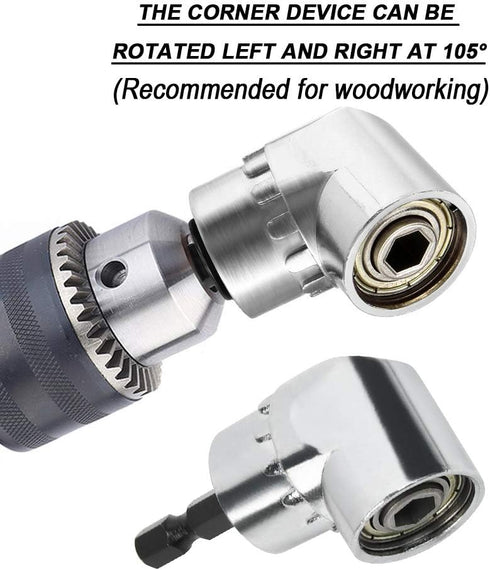 TIMESETL 3Pcs 1/4" 3/8" 1/2" Cr-V Hex Shank Impact Grade Socket Adapter Extension Set