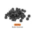 Rubber Grommets, Flexible Wire Hole Plug - 5 mm Mount Dia/Black/PVC, 50 Pcs