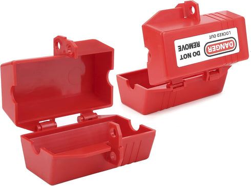 2Pcs Lockout Plug Lock - Industrial Power Rationing/Off for Air Conditioner and Tools 110V-220V