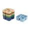 ECR4Kids 3-Compartment Storage Caddy, Supply Organizer, Earthtone, 6-Pack
