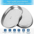Prgislew 4 Pack Dental Tray, Medium Stainless Steel Kidney Trays, Reusable Metal Dish for Lab, Kitchen, Pet Tools