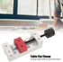 50mm Mini Flat Clamp, Table Flat Clamp, Aluminum Mini Drill Press Vise Clamp for DIY Sculpture Craft Carving