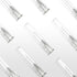 27 1/2 Inch 50 Gauge Disposable Needles with Caps - Luer Lock Lab Dispensing Accessories Individually Wrapped, Box