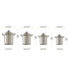 8PCS Drill Center for Dowel and Tenon, Chrome Plated Steel, Woodworking Doweling Centering Transfer Plugs Point Dowel Alignment Tool(6/8/10/12mm, Set of 2)