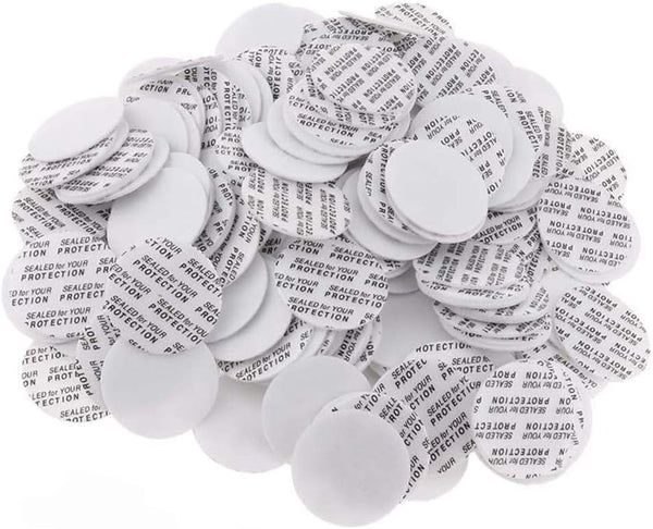 Pressure Sensitive Seals, Cap Liners, Bottle Seal, Foam Safety Tamper Resistant Gasket for Cosmetic Bottles (150 Pieces)