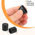 76Pcs 12mm (4/9 Inch) uxcell Chair Leg Caps, Fit OD Non-Marking PVC Chair Leg Tips Non-Slip Chair Leg Floor Protectors