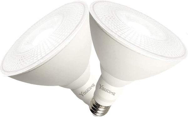 Par38 Flood Light Bulbs, 15W (150W Equivalent), 5000K Daylight, Dimmable LED Flood Light, E26, 2 Pack