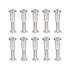 uxcell 10 Sets Screw Post for 5/16"(8mm) Hole Dia, Male M6x20mm, Female 6x18mm Carbon Steel Leather Fastener
