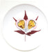 Natural Maple Leaf Sushi Decorations - Elegant Food Presentation
