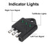 BTFO 4 4-Way Pin Trailer Plug Tester, Flat Trailer Wiring Tester with LED Indicators for Wire Connector Brake Turn