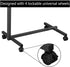 Tilting Overbed Table,Multifunctional Adjustable Bedside Table,Medical Adjustable Overbed Bedside Table with Wheels