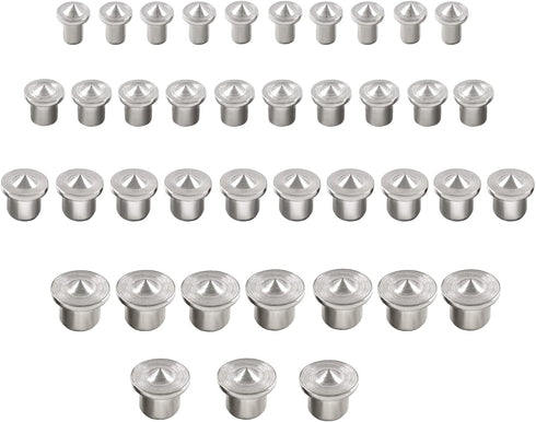40 Pcs Dowel and Tenon Center Transfer Plugs, Solid Doweling Marker Tool for Woodworking