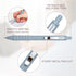 Ballpoint Pens Black Ink, Ball Point Pen with Super Soft Grip, Medium Point 1.0mm Office Pens (Silver 12-count)