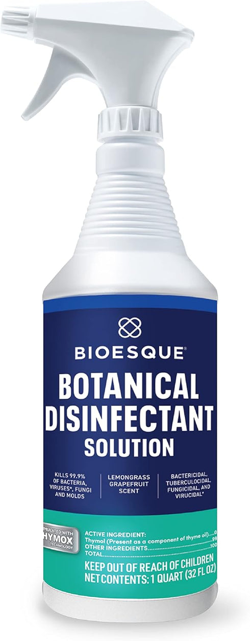 Bioesque Botanical Disinfectant Solution, Heavy Duty Broad-Spectrum, 32 Fluid Ounce, Pack of 1