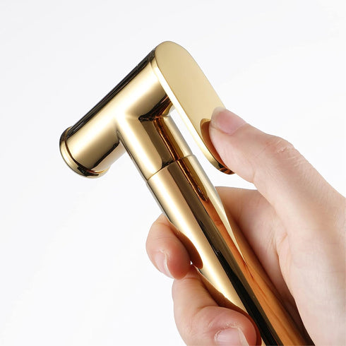 YHWKZCTTT HandheldSprayer Titanium Gold Cloth Diaper Sprayer BrassSprayer for Toilet Kit Shower for Pet, Bathroom
