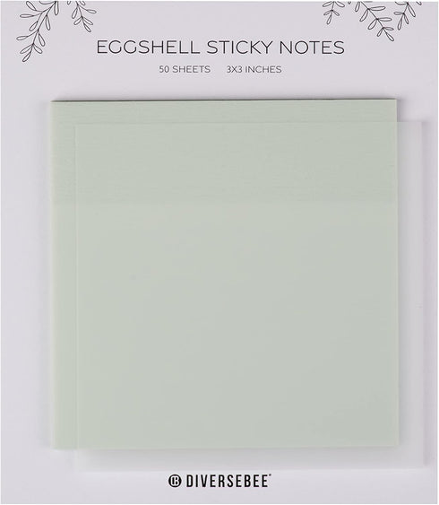 DiverseBee 50 Sheets Pastel Transparent Sticky Notes, 3x3” Clear Sticky Tabs for Planner Accessories, Bible Journaling