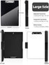 Clearview Clipboard with 2 Storage, Heavy Duty 8.5x11 Dry Erase ClipBoards with Pen Holder - Black