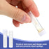 PATIKIL 200Pcs 0.5ml Plastic Cryogenic Vial, Self Standing Screw Top Frozen Test Tube for Lab Science, White Cap