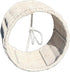 5.5 Inch Bulb. 5.5x5.5x4.5 Upgradelights White Wicker Chandelier Retro Drum, Clips Onto